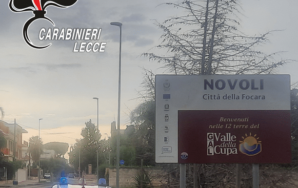 Arrestato a Novoli: uomo fermato dai Carabinieri dopo inseguimento